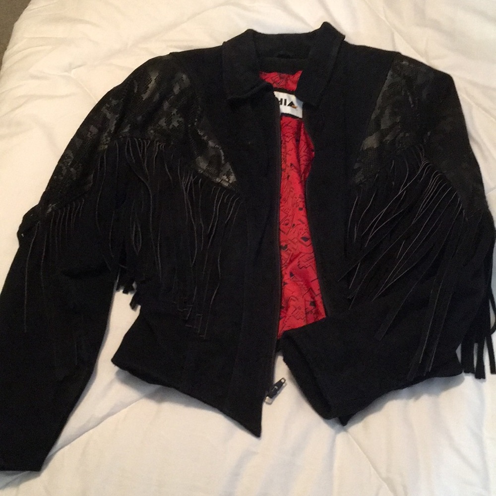 Vintage 80’s suede jacket SzMed